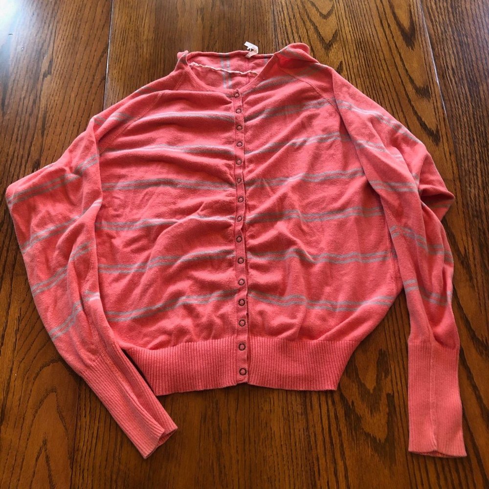 Free People Striped light weight Cardigan